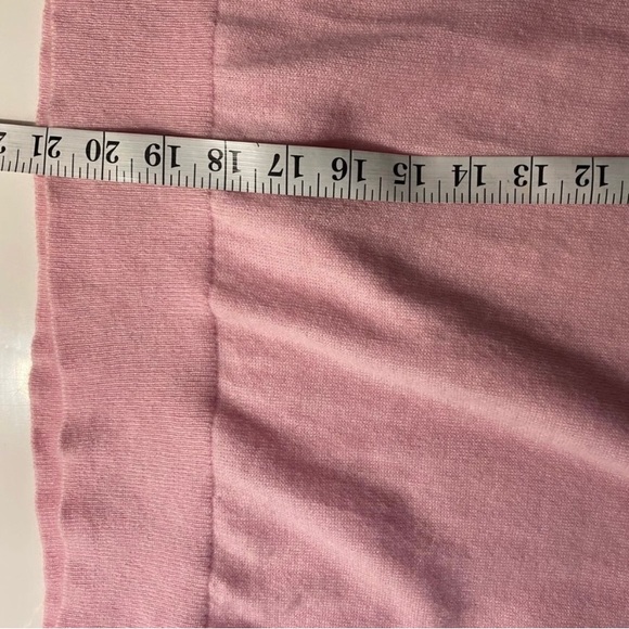Everlane Pink Mock Neck Cashmere Sweater Size XS - Picture 7 of 8